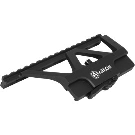 Быстросъемный боковой кронштейн ARKON с планкой weaver на Сайга/АК